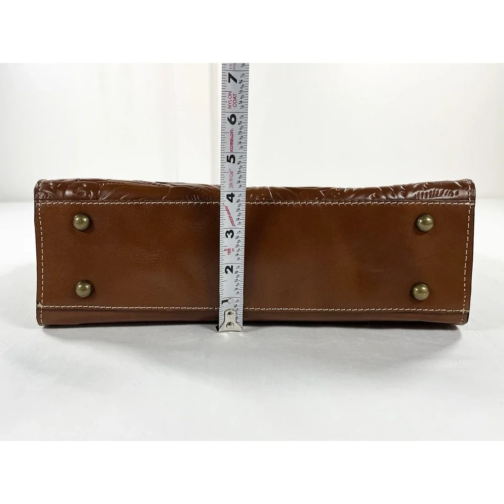 Patricia Nash Zancona Tote Reiti Wallet Bundle New Tooled Brown Leather Handbag